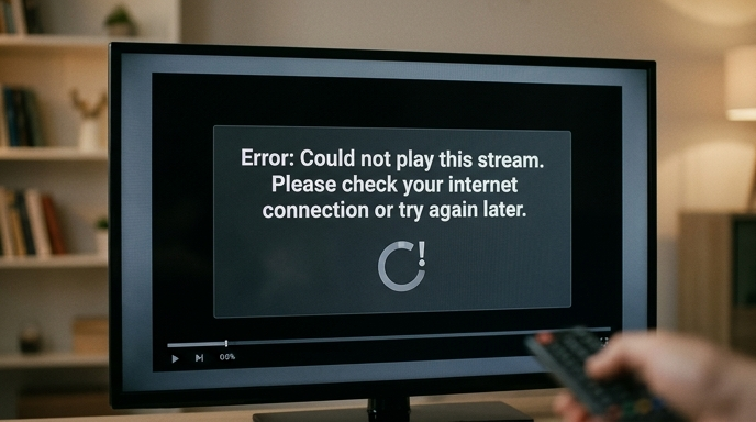 Memahami Arti Could Not Play This Stream Saat Menonton
